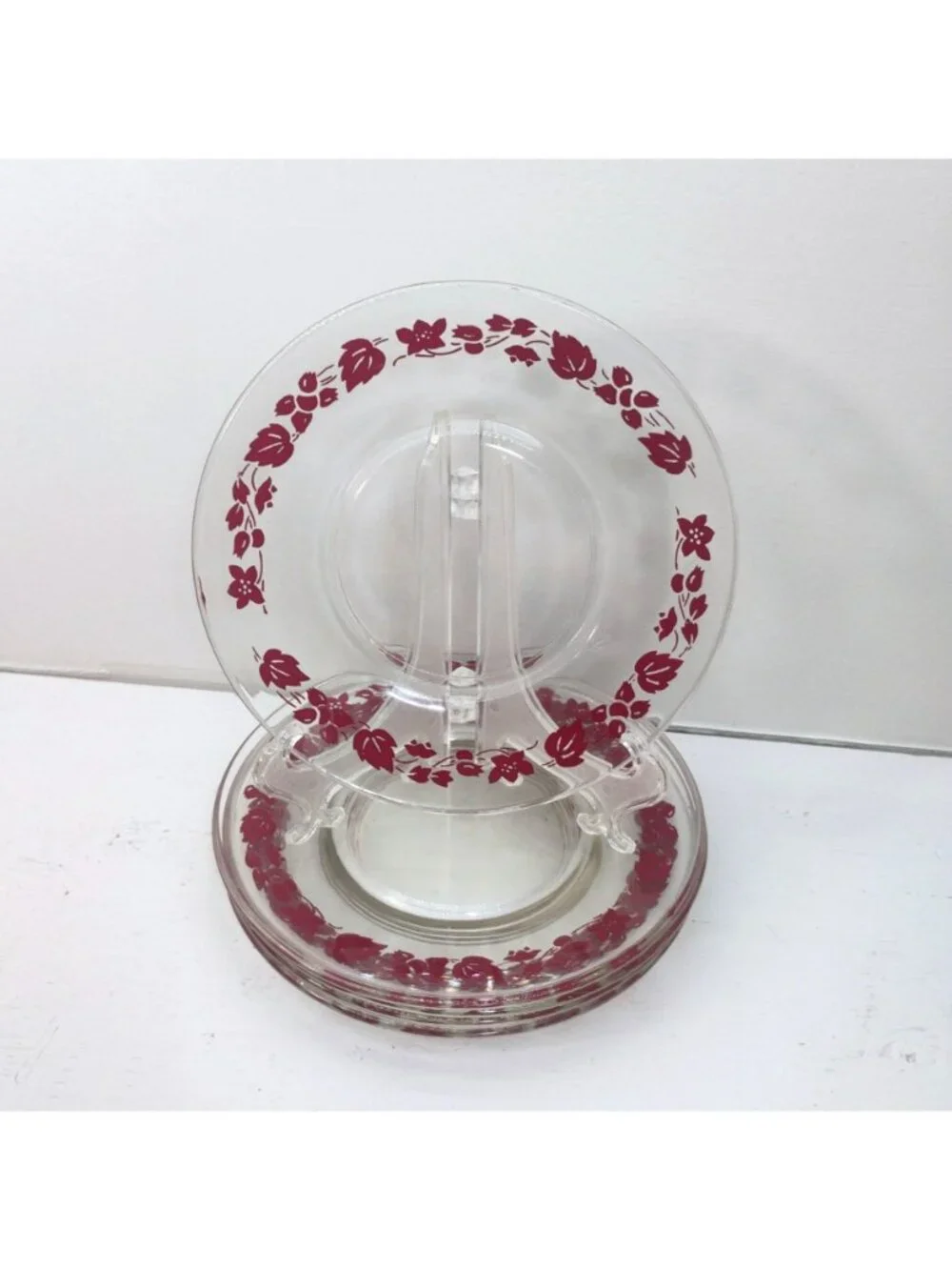Anchor Hocking Gooseberry Red 6